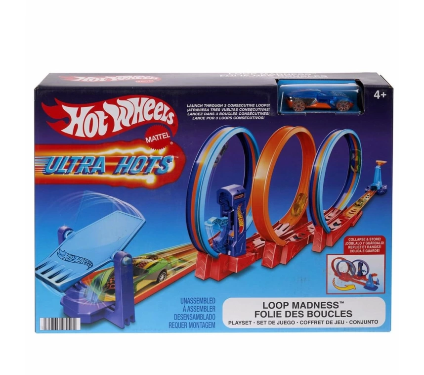 HPX93 Hot Wheels Ultra Hots Çılgın Çember Yarışı Seti