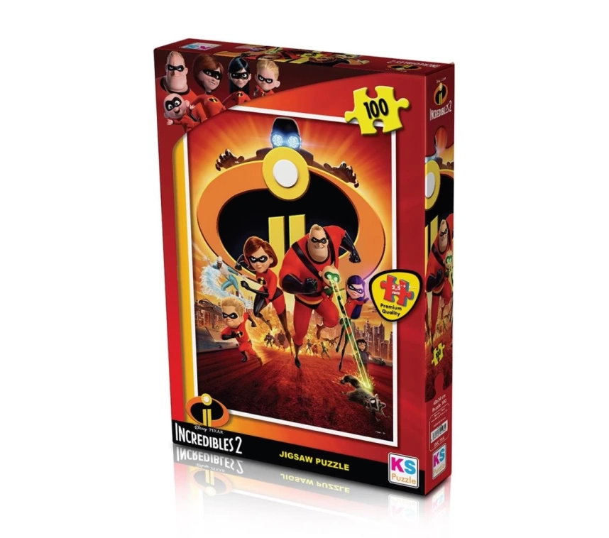 INC714 KS Incredibles / 100 Parça Puzzle