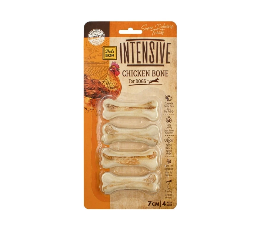İntensive Tavuklu Kemik - 7Cm 4 lü Paket