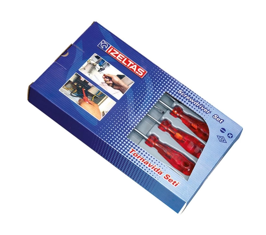 İzeltaş 4100 Kraft Tornavida Seti 7 Parça
