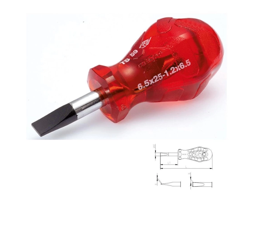 İzeltaş 4110 Kraft Topaç Düz Tornavida 5,5X40