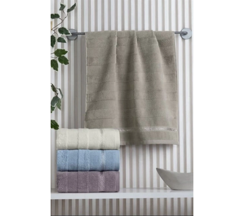 Jakarlı 4´lü 50x90 El Havlusu Nila