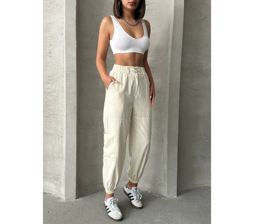 Jogger lastik paça pantolon