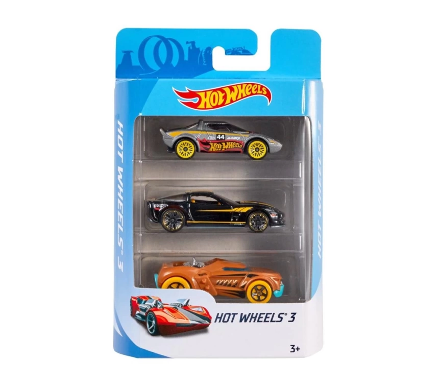 K5904 Hot Wheels 3lü Araba Seti