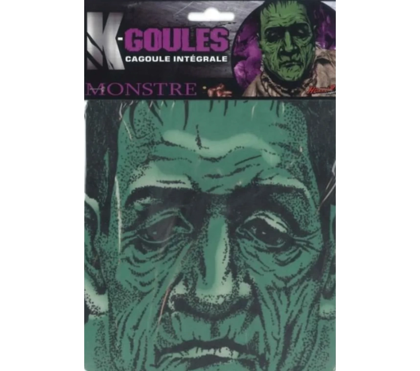 Kafaya Tam Geçmeli Bez Frankenstein Maskesi - Streç Korku Maskesi - 3D Baskılı Maske Model 5