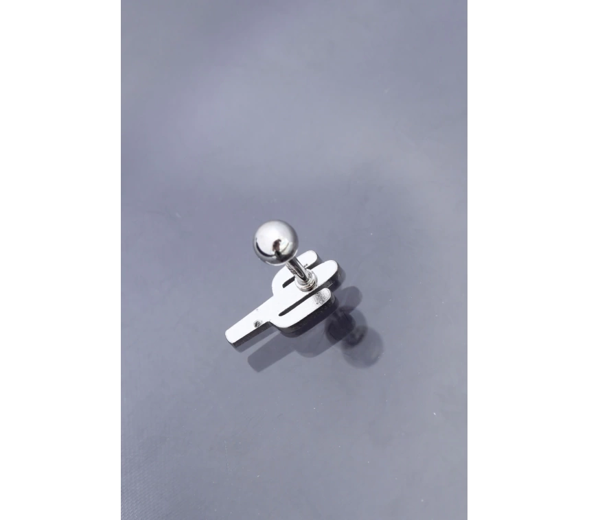 Kaktüs Model 316L Cerrahi Çelik Piercing