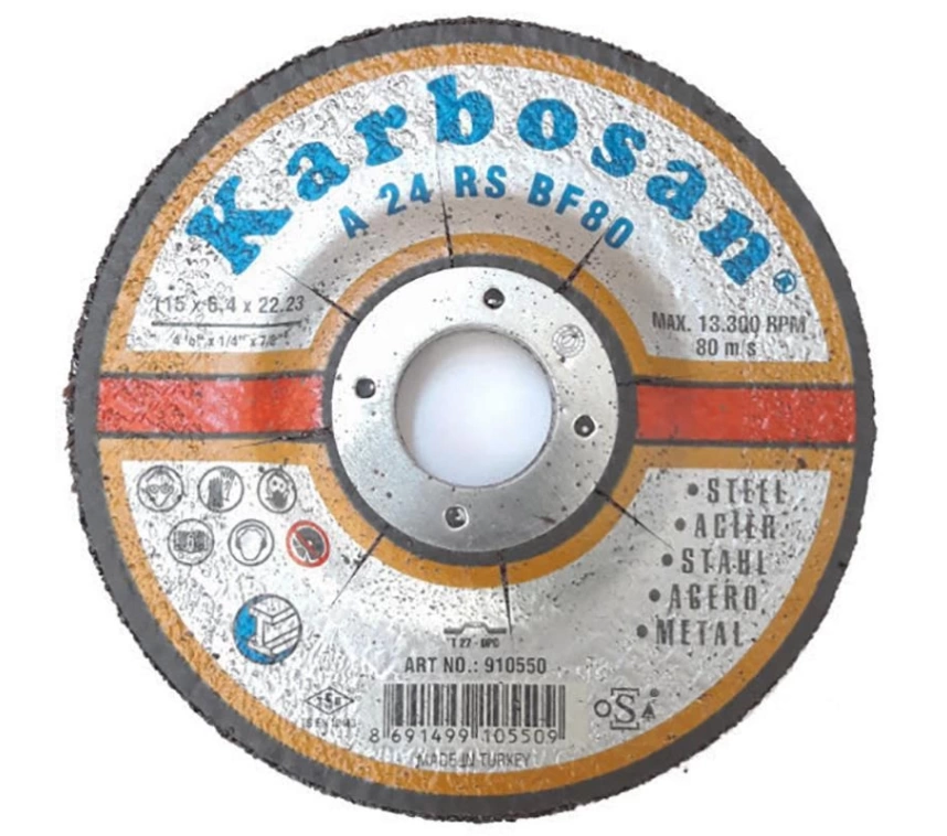 Karbosan Metal Taşlama Diski 115x6,4x22,23