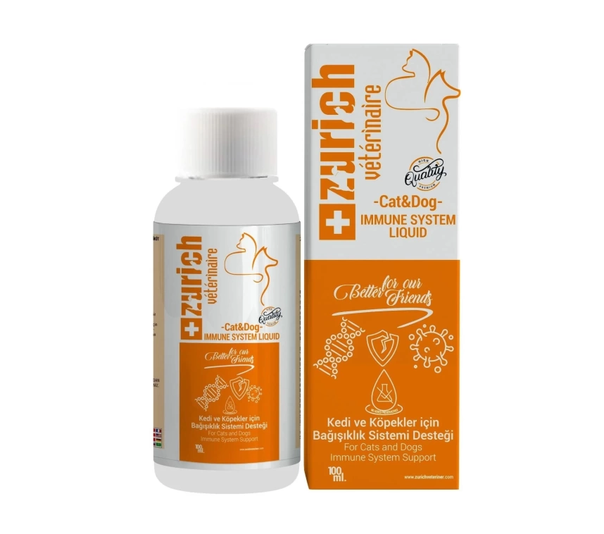 Kedi Köpek Bağışıklık Güçlendirici Likit 100 ML Sıvı