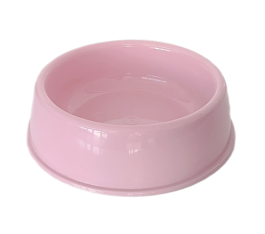 Kedi Köpek Plastik Mama Ve Su Kabı 20 cm - 200 ml Pembe