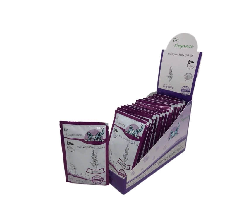 Kedi Kumu Koku Giderici Lavanta Kokulu 25 gr ( 14 gün Etkili Bor )