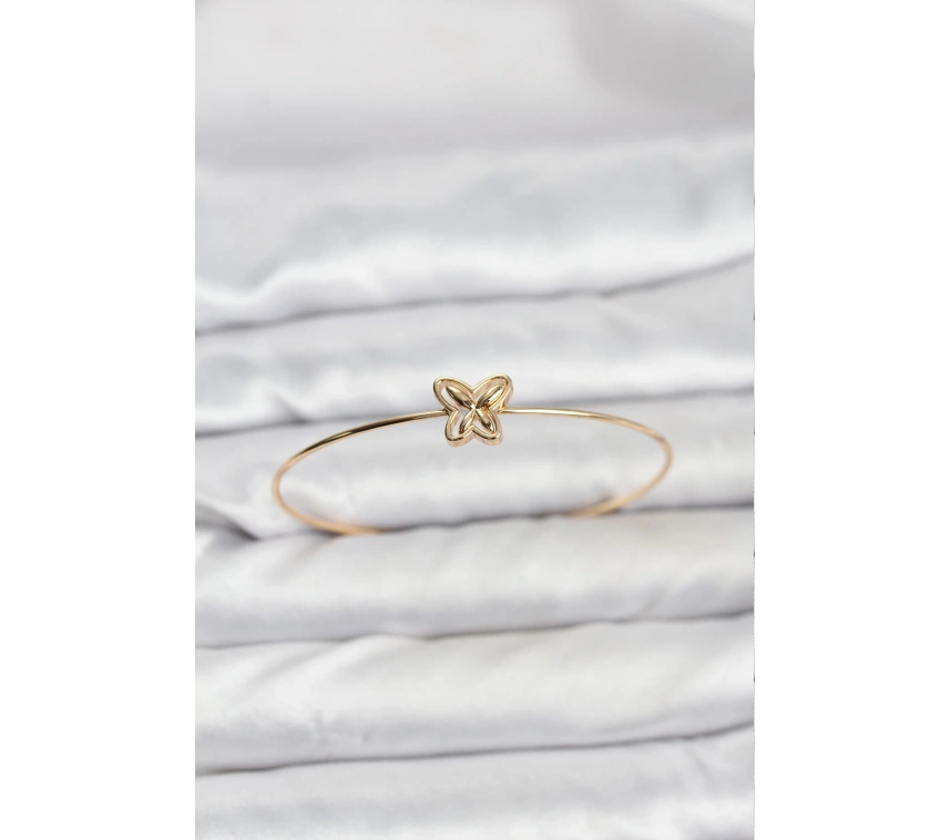 Kelebek Model Gold Renk Bileklik