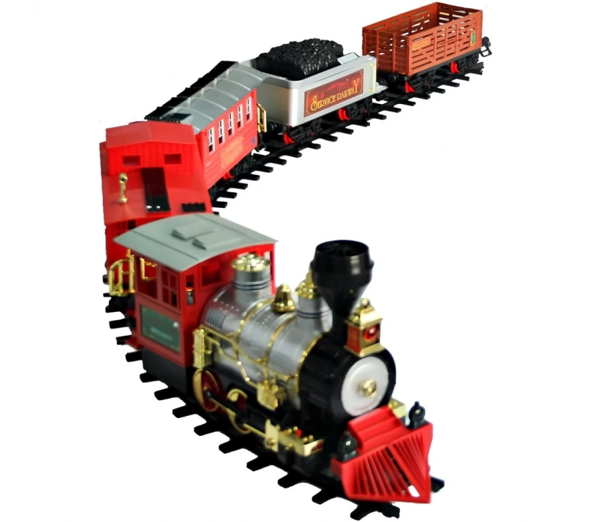 Klasik Tren Seti Sesli ve Işıklı 35 Parça