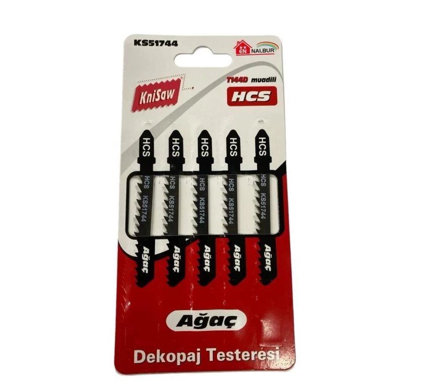 Knisaw 51744 Ahşap Testere Bıçağı 5 Parça