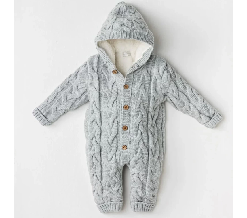 Knitwear Triko Bebe Kozmonot Grey Melange