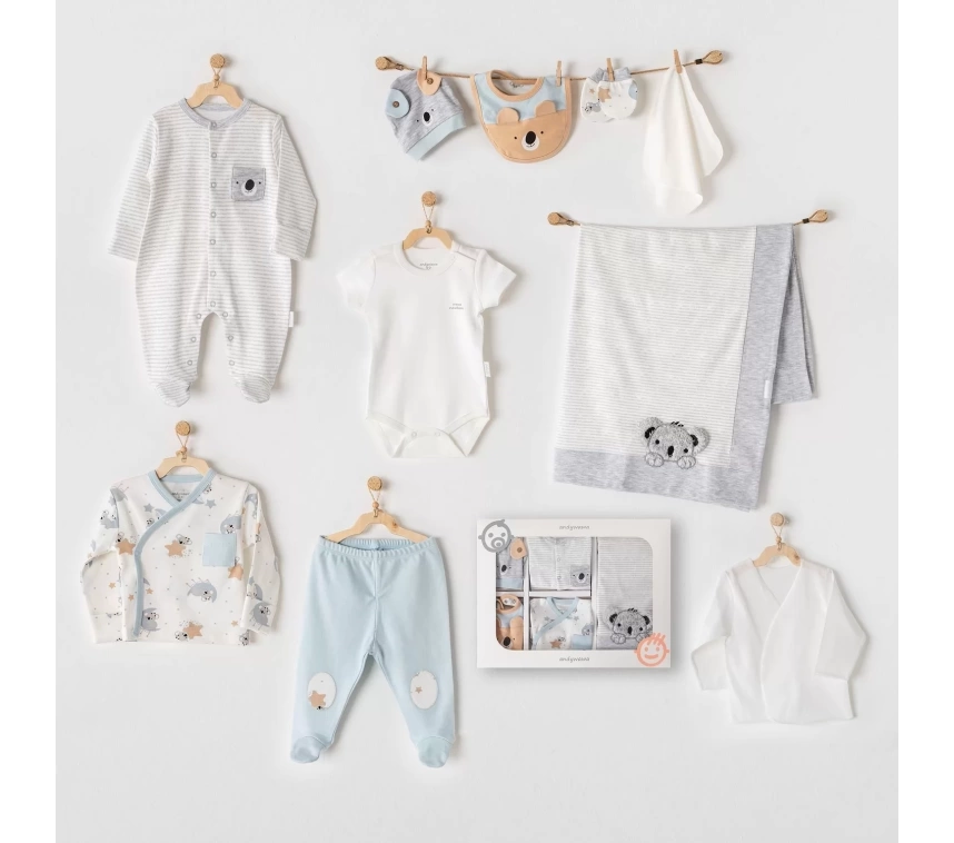 Koala 10 Parça Hastane Çıkışı Grey Melange