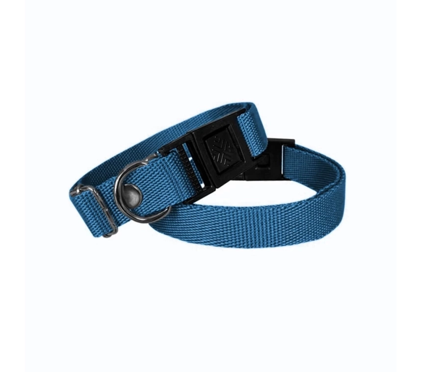 Köpek Tasması Dokuma 2 cm - Min: 30 cm - Max: 50 cm Mavi