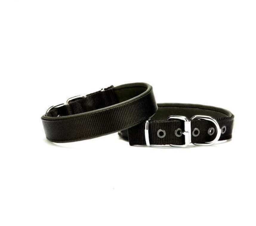 Köpek Tasması Softlu 3 cm x 65 cm Siyah