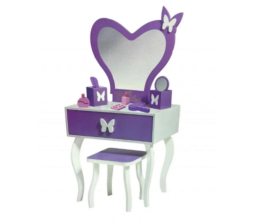 Kutuda Ahşap Makyaj Seti