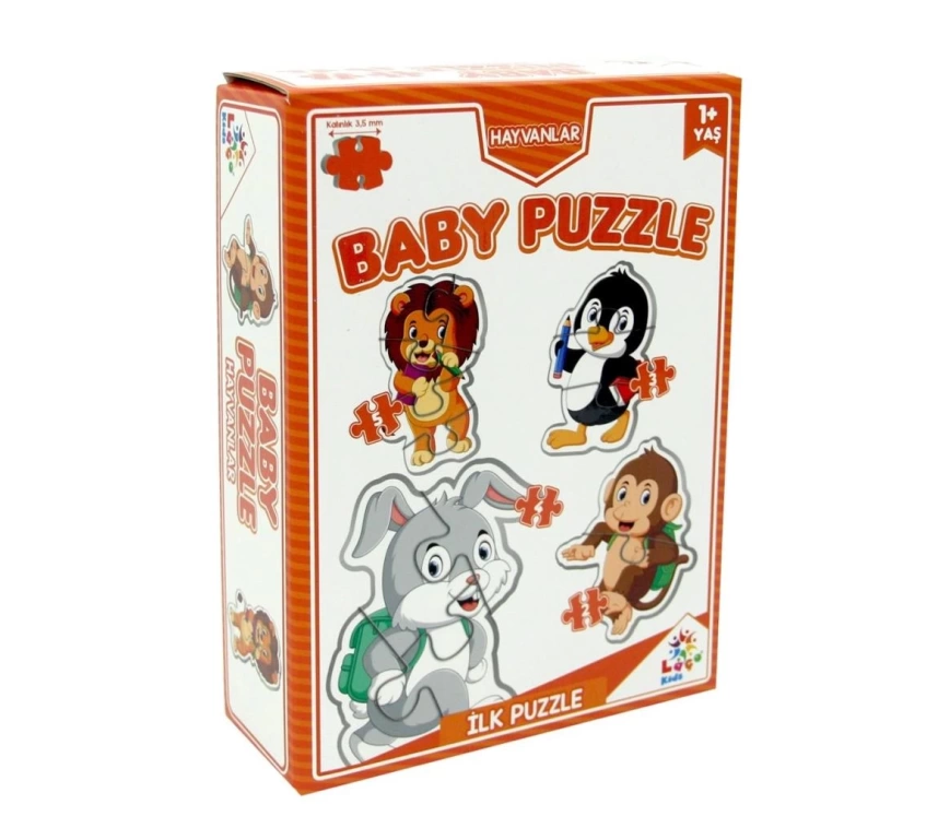 LC7225 Laço, Baby Puzzle - Hayvanlar - İlk Puzzle / +12 ay