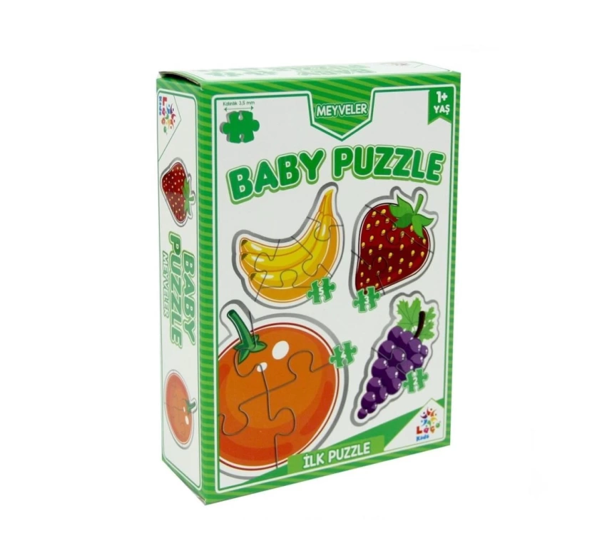 LC7227 Laço, Baby Puzzle - Meyveler - İlk Puzzle / +12 ay