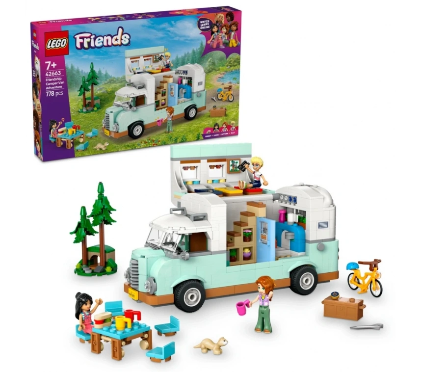 NessiWorld Friends Arkadaşlık Karavan Macerası Rol Yapma Yapım Seti 42663