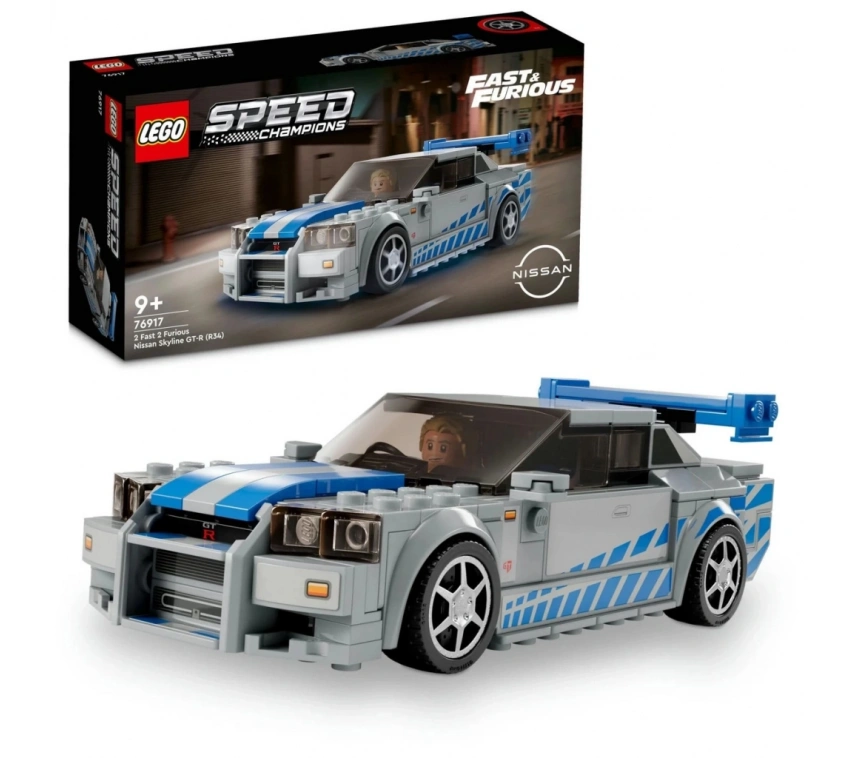 Speed Champions 2 Fast 2 Furious Nissan Skyline GT-R (R34) 76917