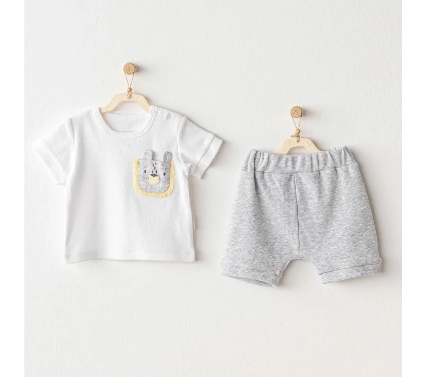 Little King 2li Bebe Takım Grey