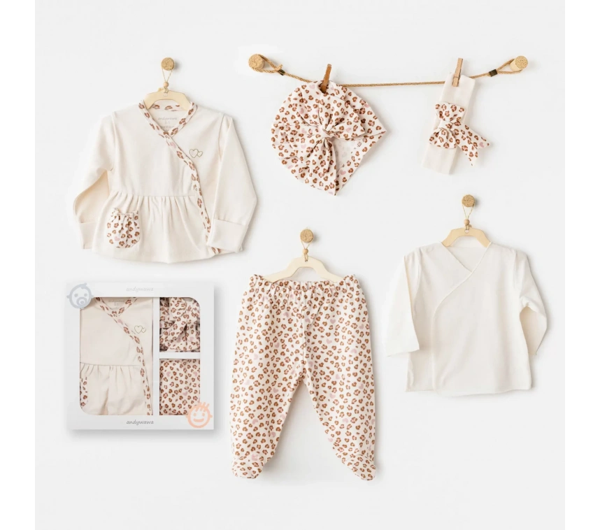 Little Leopard 5li Hastane Çıkışı Ekru