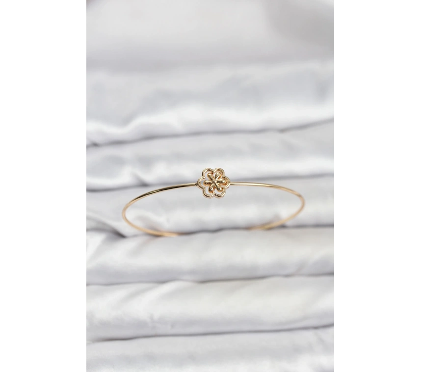 Lotus Model Gold Renk Bileklik