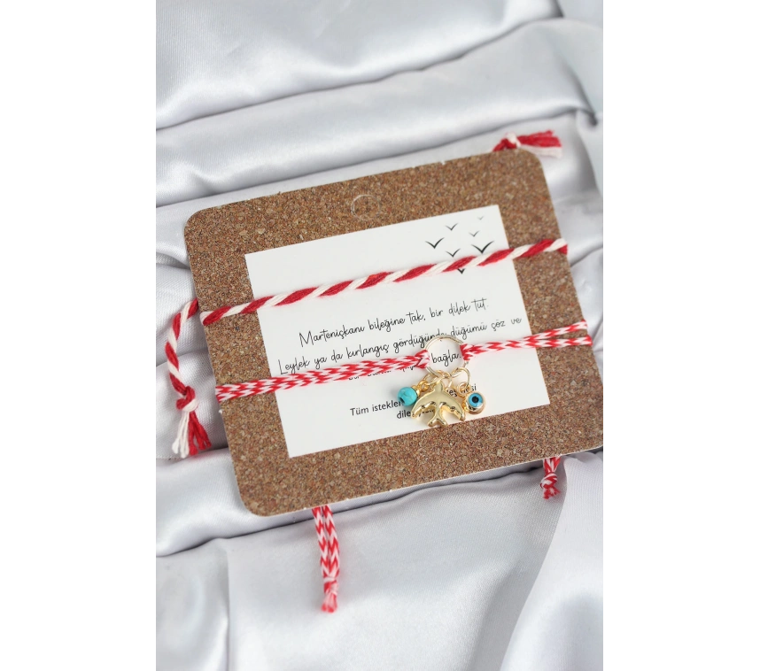 Marteniçka Bileklik 2li Kırlangıç ve Nazarlı Model