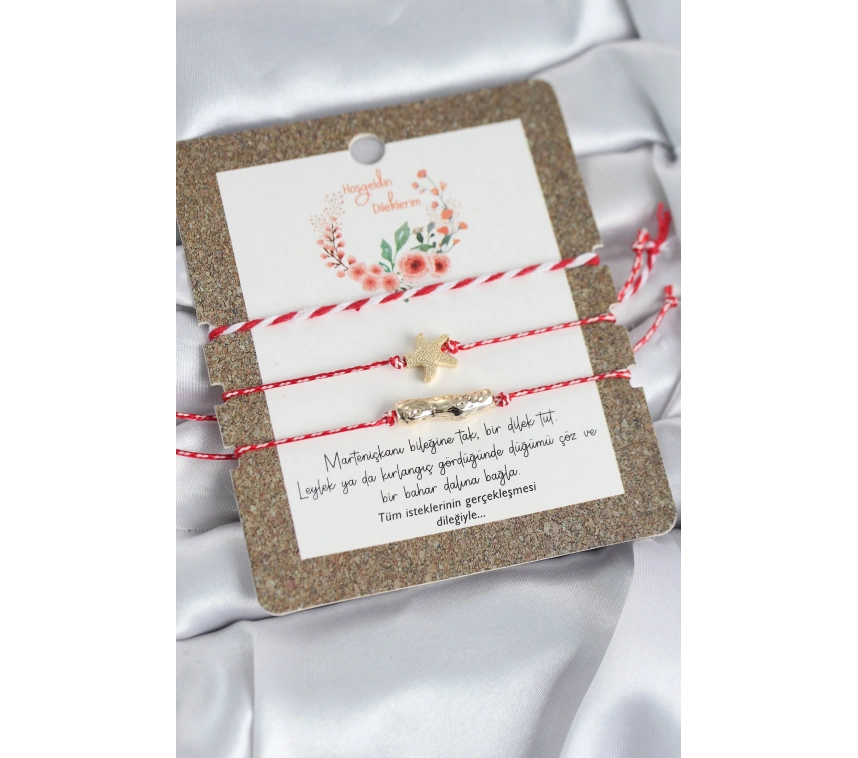 Marteniçka Bileklik 3lü Deniz Yıldızı Model