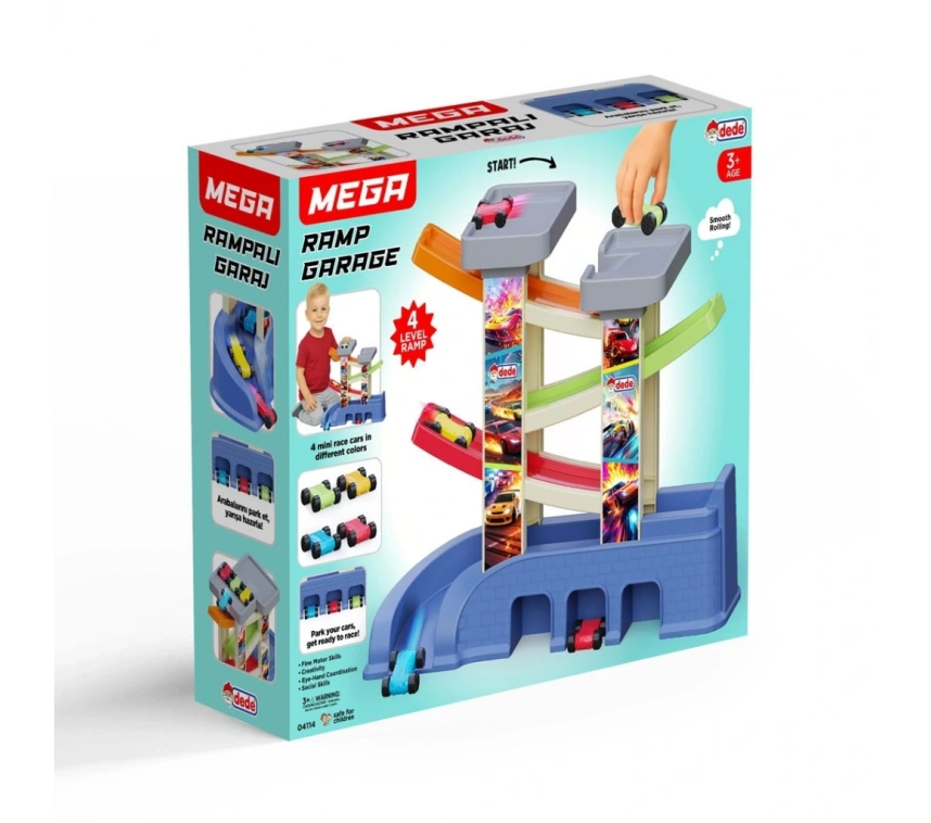 Mega Rampalı Garaj 4 Katlı