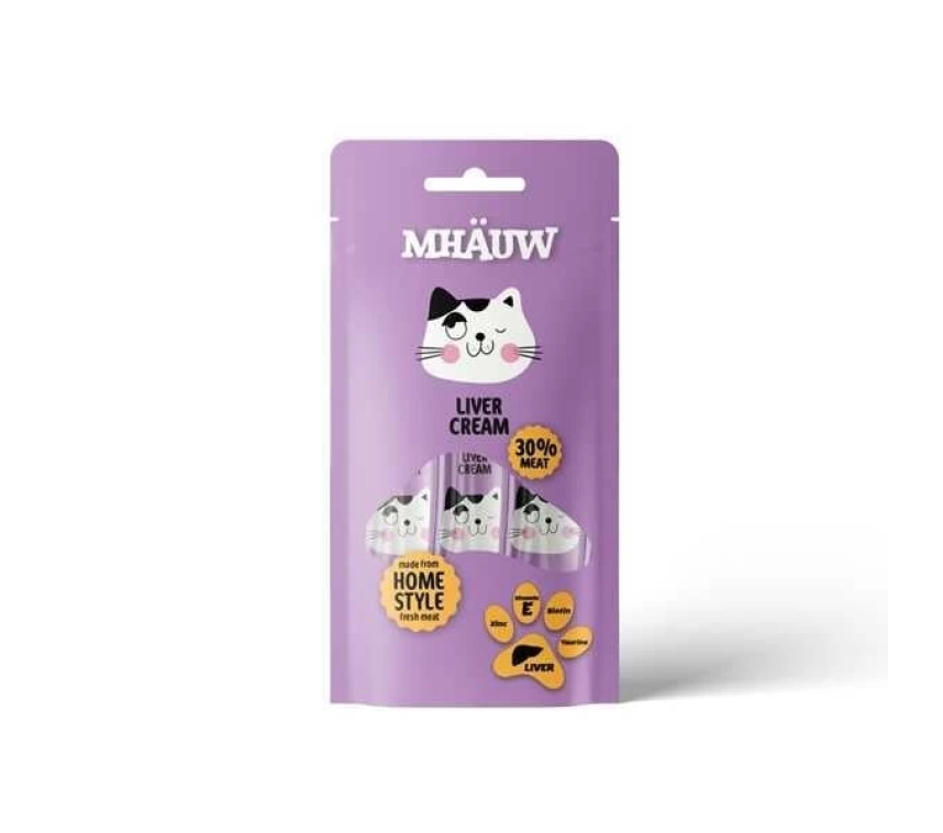 Mhauw Ciğerli Kedi Ödül Maması 4x15 Gr