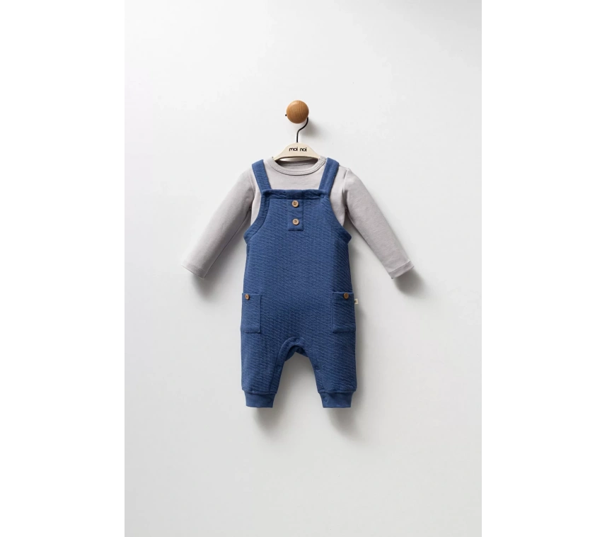 Moi Noi Salopet Mnb1252 Navy Blue
