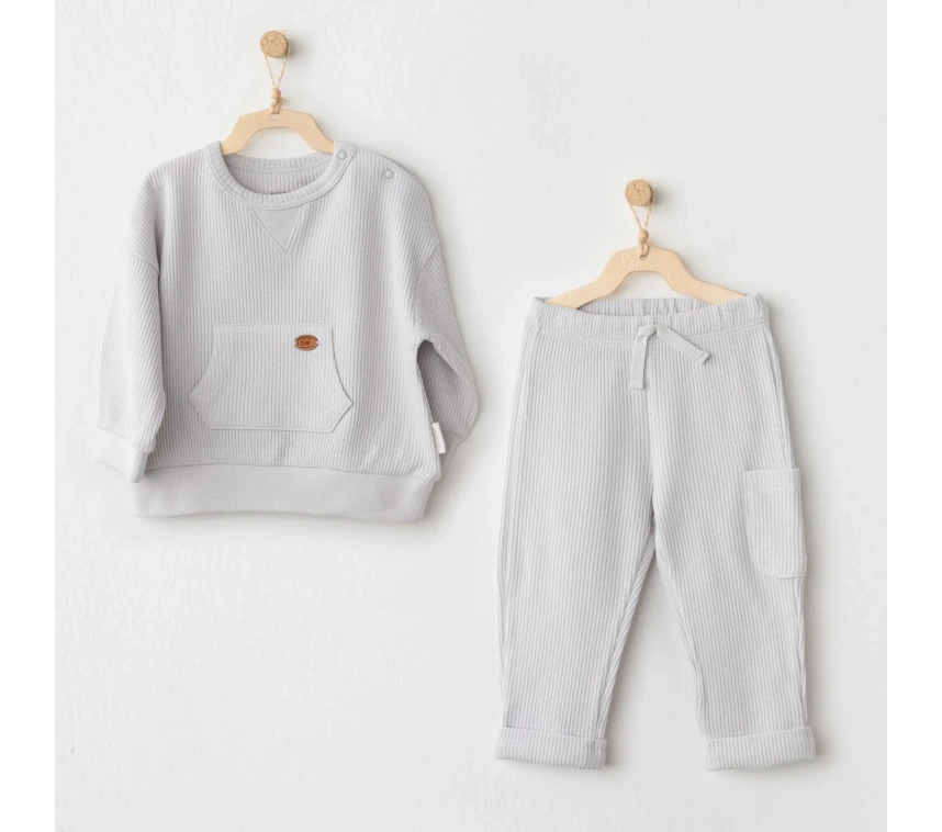Mummy S Snuggle Saurus 2li Takım Grey