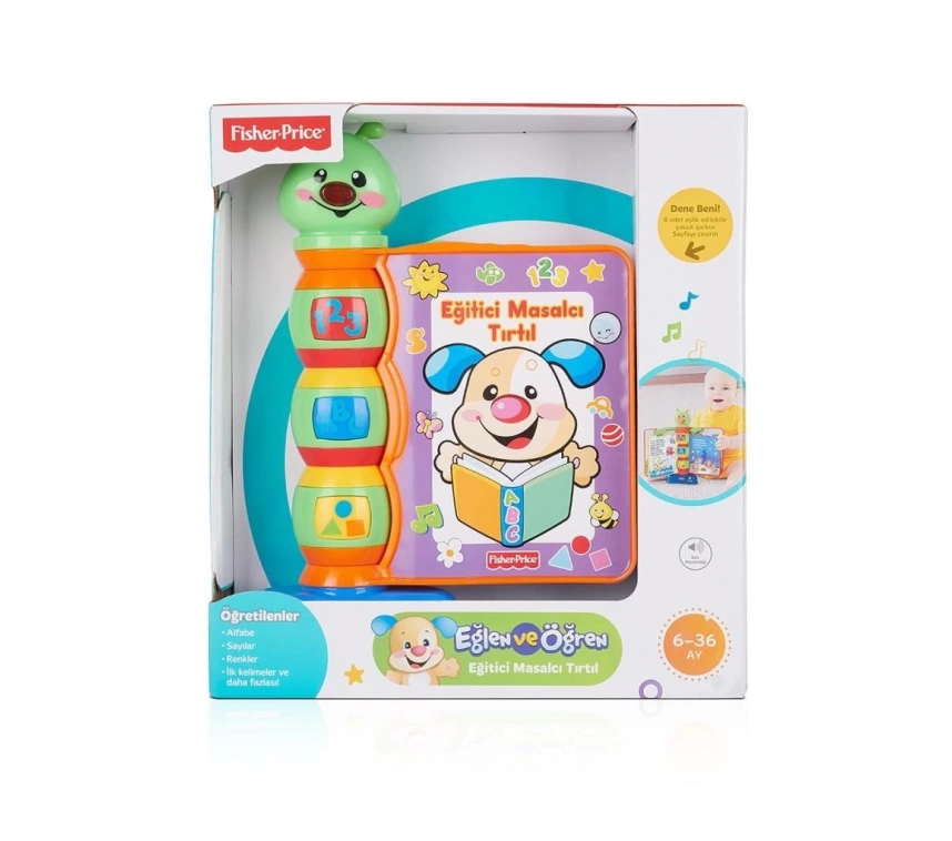 N3835 Fisher-Price® Eğlen ve Öğren Eğitici Masalcı Tırtıl / Türkçe / +6 ay