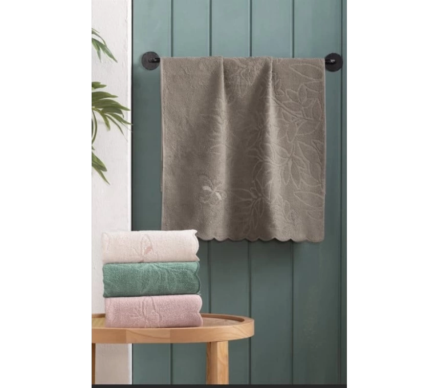 Nakışlı 4´lü 50x90 El Havlusu Nabi V2