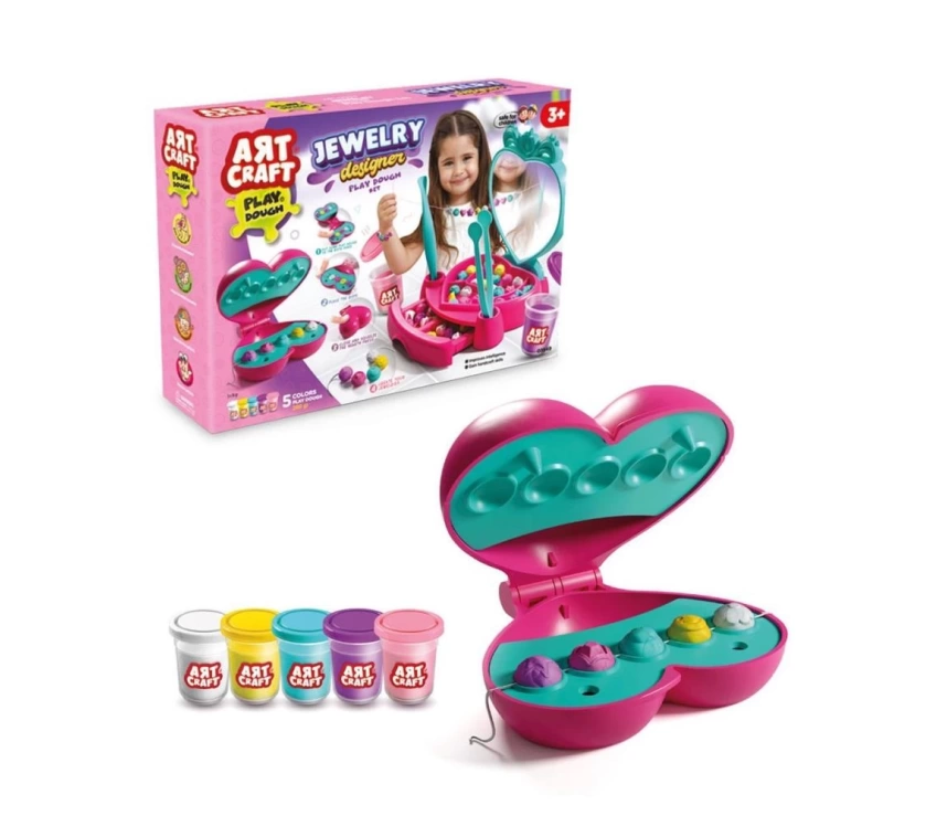 Nessi World 03849 Takı Tasarla Hamur Seti 280 gr -Fentoys