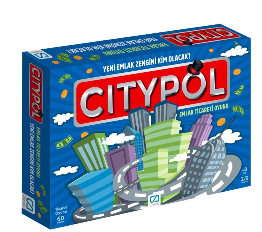 Nessi World CAOYN-5221 Citypol Emlak Ticaret Oyunu -CA Games