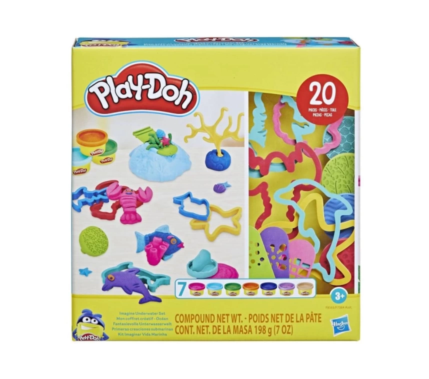 Nessi World F7384 Play-Doh Creations Hayal Gücü Şekilleri Seti +3 yaş