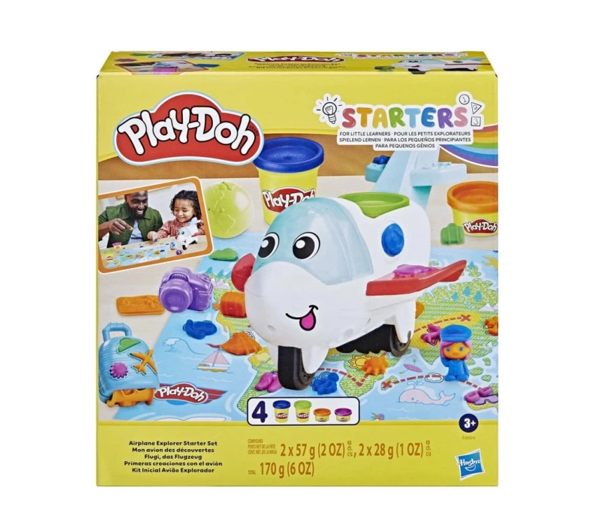Nessi World F8804 Play-Doh Starters Eğlenceli Uçak Oyun Seti +3 yaş