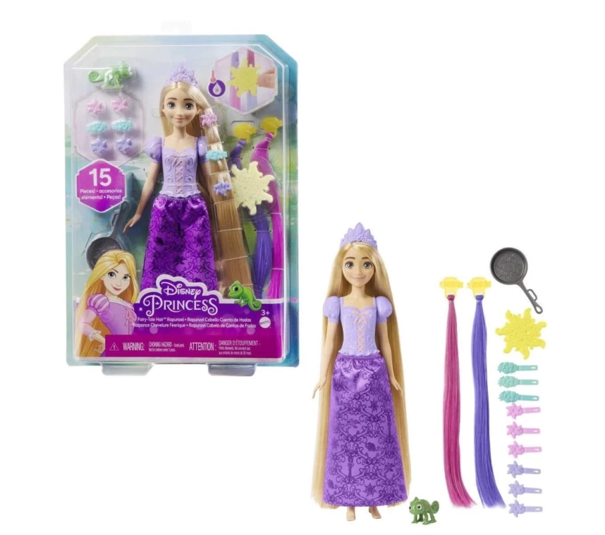 Nessi World HLW18 Disney Prenses Renk Değiştiren Sihirli Saçlı Rapunzel