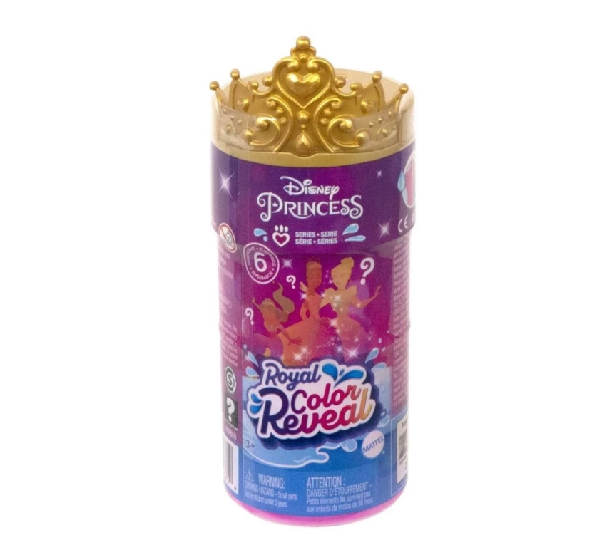 Nessi World HMB69 Disney Prensesleri Color Reveal Renk Değiştiren Ana Karakter Bebekler - 1.Seri
