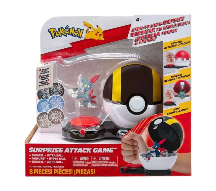 Nessi World POK PKW2724 Pokemon Sürpriz Atak Tekli Oyun Seti