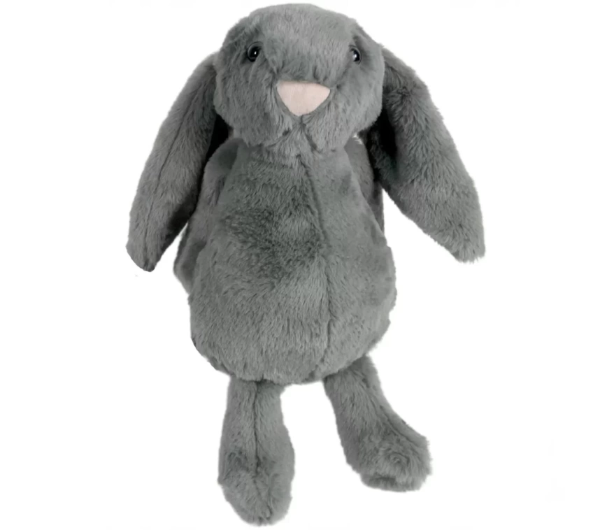 Nessi World Uyku Arkadaşı Tavşan Peluş Gri 34 cm