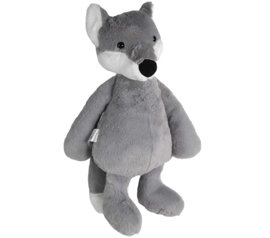 Nessi World Uyku Arkadaşı Tilki Peluş Gri 50 cm