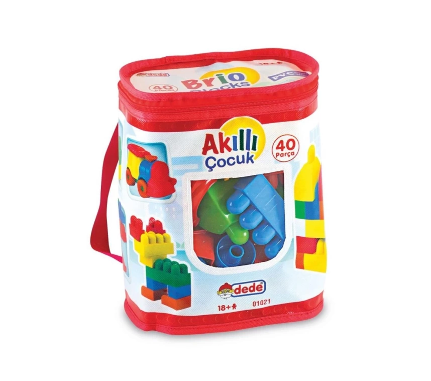 Nessiworld 01021 Dede, Akıllı Çocuk Blokları 40 Parça