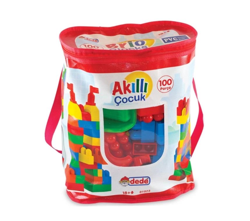Nessiworld 01023 Akıllı Çocuk Blokları 100 Parça