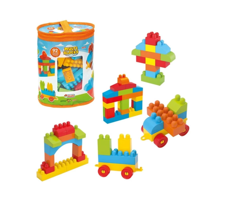 Nessiworld 01254 Multi Blok Seti 92 Parça -Dede