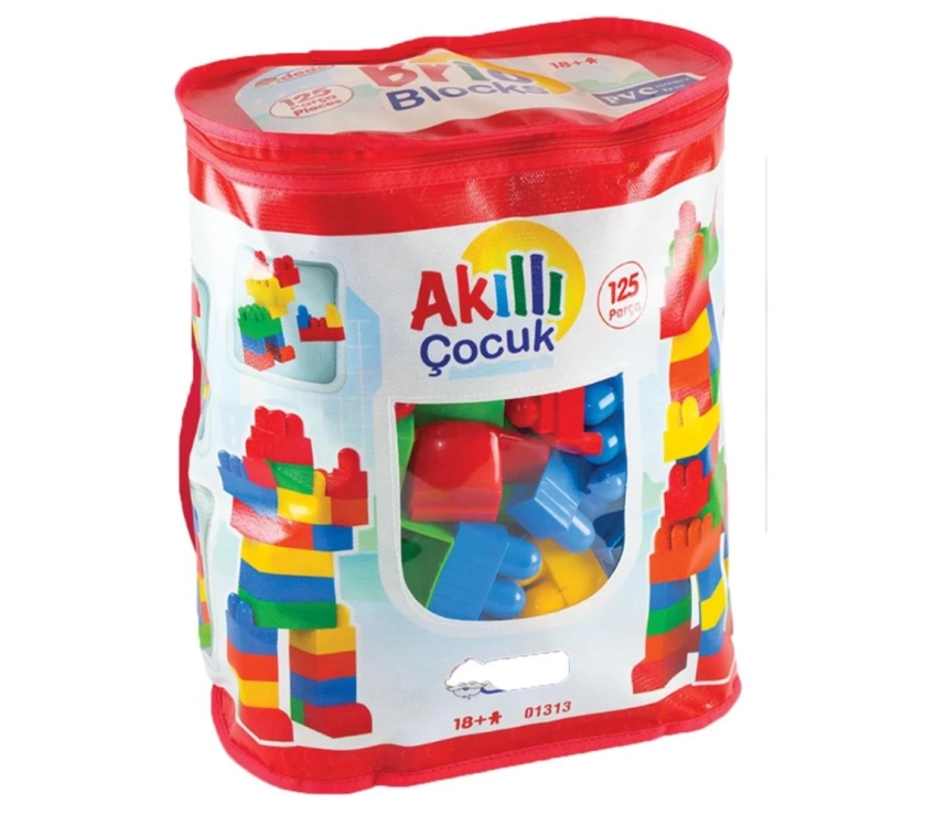 Nessiworld 01313 Akıllı Çocuk Blokları 125 Parça